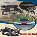 TOPOWN Drill-Free Cab Mount for Starlink Mini for Ford F150 (2015+), Metal Bracket for Starlink Mini for F250-F550 (2017+), Truck Mount for Aluminum Body (US Patent 30/008,384)