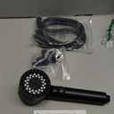 FEELSO Filtered Shower Head with Handheld, High Pressure 4 Spray Showerhead with Filters & Upgraded Anti-clog Nozzles for Hard Water -Remove Chlorine, Reduce Dry Itchy Skin -ON/OFF Switch for Pet Bath (Black)