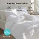 Bedsure Comforter Duvet Insert - Quilted Comforters King Size, All Season Duvet, GentleSoft Down Alternative Bedding Blanket, with 8 Tabs, Gifts for Women/Men, White, King 90 x 102 Inches