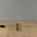 VEVOR Portable Folding Bench, 6 Seat Soccer Bench with Storage Pockets Cup Holders & Carrying Bag, Lightweight Sideline Seating with Sunshade for Football, Baseball, Camping, Outdoor Events, Black