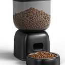 Automatic Cat Feeder, Cat Food Dispenser Battery-Operated with 180-Day Battery Life, Timed Pet Feeder for Cats and Dogs, Desiccant Bag, Programmable Portion Control, 4 Daily Meals, 10s Voice Recorder