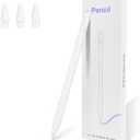 Stylus Pen for iPad Pencil (2018-2025) - 2X Fast Charge Compatible with Apple Pencil Pro 13/12.9/11/M4, iPad 11/10/9/8/7/6/th Gen, Air 7/6/5/4/3/M3/M2, Mini7/6/5th, White