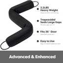 Comfyanno 36 Weighted Under Door Draft Stopper, Fits Front, Bedroom, Interior Door, Easy to Install, Block Cold Air Draft from Bottom Door, 2.2lb, Fits Door Gap up to 3, Black