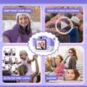 Kids Camera for 3-12 Year Olds | HD Dual Lens Camera with 32GB Memory Card, 2 Shockproof Silicone Cases, Educational Games, MP3 Player, Video Recorder & Fun Filters | Gift for Boys Girls (Purple Unicorn)