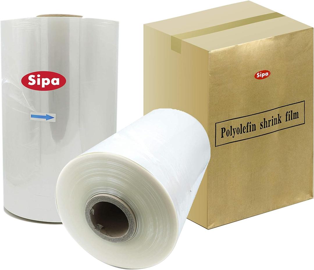 SIPA 20" 75 Gauge Polyolefin Shrink Film Heat Wrap POF Centerfold 3500' feet (1)