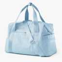 BAGSMART BAGSMART Gym Bag for Women, Carry on Weekender Overnight Bag, Travel Duffel Bags with Trolley Sleeve, Personal Item Travel Bag Tote Bag Workout Dance Bag(Light Blue,Medium)