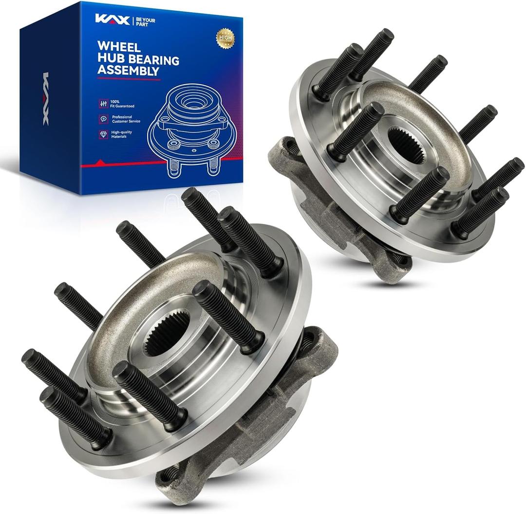 KAX 515206 Front Wheel Bearing hub Assembly Compatible with Ram 2500 2019-2023, Ram 3500 2019-2023,2pcs Wheel Bearing W/ABS