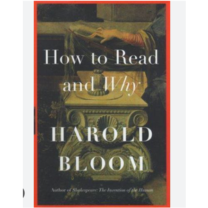Book How to Read and Why by renowned literary critic Harold Bloom