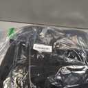 Comdecevis Men's Casual Cargo Pants Workout Joggers Stretch Sweatpants Hiking Drawstring Tactical Pants with Multi Pockets (Medium, Black)