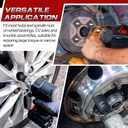 Feekoon Axle Nut Impact Socket, 30mm, 12 Point, 1/2 Inch Drive, CR MO, Spindle Nut Socket for Removing Axle Shaft Nuts, Universal Fit Nuts Remover, Deep Well Hub Release Tool for Impact Wrench
