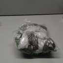 SUNFURA Full Body Dog Coat - Warm Fleece Jacket for Medium Dogs, Turtleneck Winter Coats with Harness, Reflective Dog Snowsuit Windproof Puffer Jackets with Legs for Boston Terrier, Black Medium