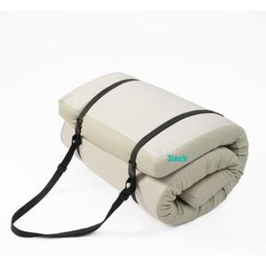 3-inch thick yoga mat, extra-thick exercise mat. Fitness mat, extra-thick yoga mat for men and women, suitable for Pilates and various fitness exercises. PU leather tear-resistant fitness mat with a carrying handle for comfortable cushioning and support.