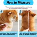 Supet Dog Cone Collar Adjustable After Surgery, Comfortable Pet Recovery Collar & Cone for Large Medium Small Dogs, Elizabethan Dog Neck Collar Plastic Practical, White M(Neck: 11.5~14.5")