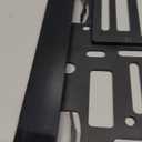 BLVD-LPF OBEY YOUR LUXURY Standard Black Euro License Plate Holder - Universal Mounting Frame/Bracket, Black