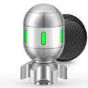 Atomic Bomb Fidget Spinner Toy, Glow in The Dark Desk Toy Decor, Metal EDC Fingertip Gyro, Stress Relief Gadget for Office Classroom, Novelty Gifts for Adults Dad Teens Men (with Carrying Case)