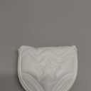 Mallet Putter Headcover - Golf Putter Head Cover with Magnetic Closure & Stars - White