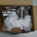 Suction Cup Hooks for Shower No-Drill Bathroom Hooks for Towels, Robes, Loofah Mountable on Bathroom Walls, Kitchen, Glass, Mirrors, Tile and Smooth,Non-Porous Surfaces (4, Brushed Nickel)