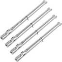 QuliMetal Grill Parts for Weber Genesis 330  SUS304 Grill Burners for Weber Genesis E310, E320, E330, S310, S320, S330 (2011-2016), Front Control Knob Gas Grills Replace Weber 62752, 4-Pack