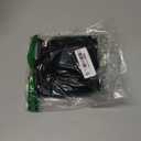 Truform 30-40 mmHg Compression Stockings for Men and Women, Thigh High Length, Dot-Top, Open Toe, Black, X-Large