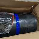 10ft x 100ft 10 Mil Black Plastic Sheeting Heavy Duty, LLDPE Vapor Barrier for Crawl Space Encapsulation, Moisture Barrier Film for Basement, Landscaping, Greenhouse & DIY (with Gloves), 10X100 FT - 10 MIL