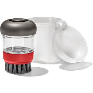 OXO Outdoor Soap Dispensing Dish Brush with Storage Case