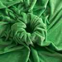Minky Fabric by The Yard for Pillows, Toys, Garments, Baby Products, and Blankets 60" Wide(Green,3Yard)