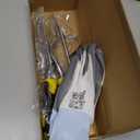 Swpeet 5Pcs Manual Weeders Puller Tool Kit, Weed Puller Tool Garden Handle Weeder Removal Tool Garden Trowel with Ergonomic Handle Weeding Tool with Protective Gloves for Garden Lawn