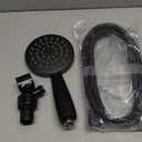 Delta Faucet ProClean Matte Black Shower Head with Handheld, Showerhead with High Pressure Spray, Handheld Shower Head, 6 Spray Settings, Matte Black 75740BL