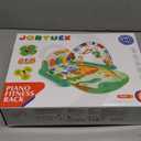 Joryuek Baby Gym & Play Mat, Tummy Time & Activity Mat Toys, Infant to Toddler Play Piano Mat, 0-12 Months (Green)