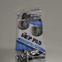 Refrigerator Drip Catcher for Water Tray, Protects Ice and Water Dispenser Pan From Spills, Mineral Build-Up and Water Splatter (2 pack, Black) (Rectangular)