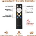 Wefomey COB LED Strip Light White, 16.5ft Dimmable 2700K-6500K High Density 3100LEDs 24V Flexible LED Tape Light with Remote and APP Control, for Under Cabinet Bedroom Kitchen DIY Lighting