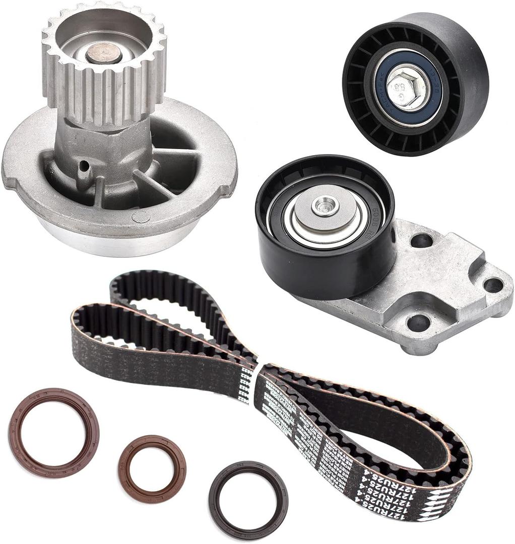 Nakuuly Timing Belt Kit with Water Pump Compatible with 2004 2005 2006 2007 2008 Chevrolet Aveo Aveo5 1.6L L4 DOHC 16V Engine
