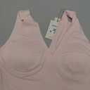 Calvin Klein Women's Invisibles Lightly Lined V Neck Bralette Bra, -light pink, S
