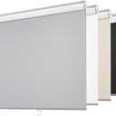 ChrisDowa Cordless Free-Stop 100% Blackout Blinds for Windows, Roller Windows Shades with Thermal Insulated, UV Protection Fabric for Living Room, Office and Home.Grey,47" W X 72" H