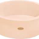 HARBOLLE Baby Ball Pit 35.4" Soft Round Memory Foam Ball Pits NOT Included Balls Indoor Outdoor Playpen for Babies Toddlers Kids Great Gift for Girls Boys, Peach Beige