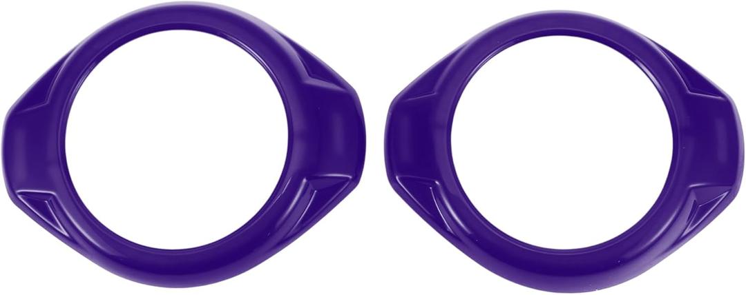 2 Pcs A Pillar Speaker Ring Cover Trim for Jeep Wrangler JK JKU 2 Door 4 Door 2015-2017 Window A Pillar Front Horn Speaker Cover ABS Purple