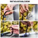 Thiswing 360 Adjustable Drip Irrigation System - 50 FT Garden Watering System with 16 Nozzles, Raised Bed Sprinkler Irrigation System, Garden Mister for Yard, Lawn, Plants, 5/16" Tubing