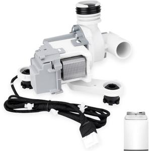 Washer Drain Pump Assembly Compatible with Samsung Washing Machine Parts Replace# DC97-19289F, DC97-19289B, DC97-19289A, DC97-17349B, DC97-17366J, DC97-17366A, P6806651, PS12592631, PX3516-01