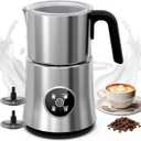 Milk Frother and Steamer, Electric Frother 900ML | All-in-1 Automatic Hot and Cold Foam Maker , Detachable Stainless Steel Jug for Latte, Cappuccino, Macchiato, Hot Chocolate