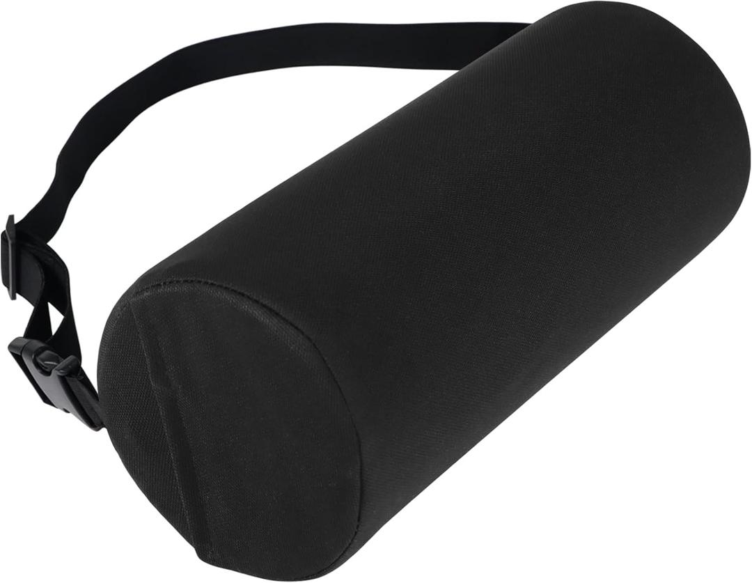 Lumbar Pillow, Lumbar Support Pillow for Office Chair & Car, Have Ajustiable Strap & Washable Cover, 11 Inch Lower Back Support for Office chair, Car, Bed Back Pain Relief & Posture Correction