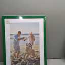 DecorUhome 14x20 Picture Frame, Display Pictures 11x17 with Mat or 14x20 without Mat, Wall Mounting Photo Frame, Green, 1 Pack