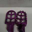 JFG RACING Dirt Bike Pegs,Motorcycle Foot Pegs MX Foot Pedals Rests CNC for Light Bee Surron/CRF150F CRF230F 2003-2019/KDX200 1983-1994 - Purple