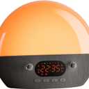 Multifunctional White Noises Machines Wake Up Light Alarm Clock APPs Control with 11 Soothing Sound and Night Light (Us Plug)