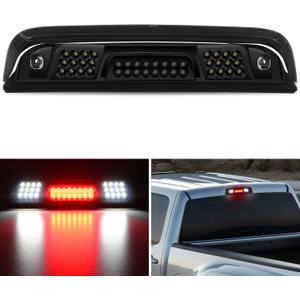 Nilight Third Brake Light High Mount 3rd Stop Reverse Cargo LED Lighting for Chevy Silverado GMC Sierra 1500 2500 3500HD 2014-2018 Pickup Truck Rear Cab Center Tail Lights (Smoked Lens)