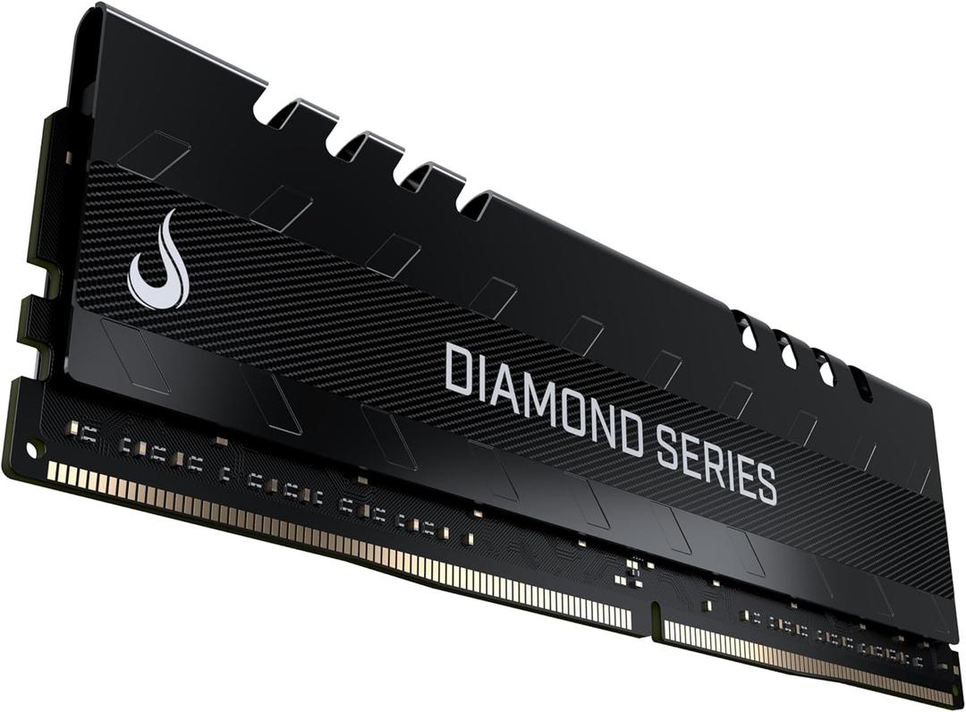 Memory Gamer heatsink Rise Mode USA Diamond Black 8gb 3200MHz CL16 1.35V Desktop DDR4