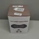 3-in-1 Back Massager with Heat & Vibration, Smooth Spine Triple Fusion Lumbar Support Pillow for Lower Back and Sciatica Pain Relief, Deep Tissue Relaxation for Bed or Office Chair 