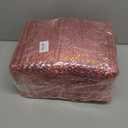 SINJEUN 50 Pieces 6 x 10 Inch Holographic Bubble Mailers, Rose Gold Metallic Padded Bubble Mailers, Glamour Self Sealing Cushion Envelopes for Mailing, Shipping and Packing