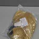Short Blonde Wig with Bun Women Golden Updo Wigs Gold Cosplay Wig | Hair Cap+Short Gold Wigs with Bangs Yellow Blonde Straight Hair Blond Anime Costume for Cosplay Halloween Party Christmas