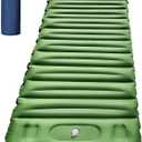 Ultralight Camping Sleeping Pad - 5 Inch Thick with Built-in Pillow & Foot Pump, Inflatable Sleeping Pads for Camping, Backpacking,Hiking, Tent