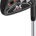 MAZEL Men Golf 7 Iron, Right Handed Golfers, Stainless Steel, Stiff, Black, 32 degrees loft